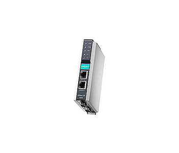 Moxa NPort IA-5250-T-IEX - 2-port RS-232/422/485 to 2-ports 10/100BaseT(X), -40 to 75  Degree C, IECEx by MOXA